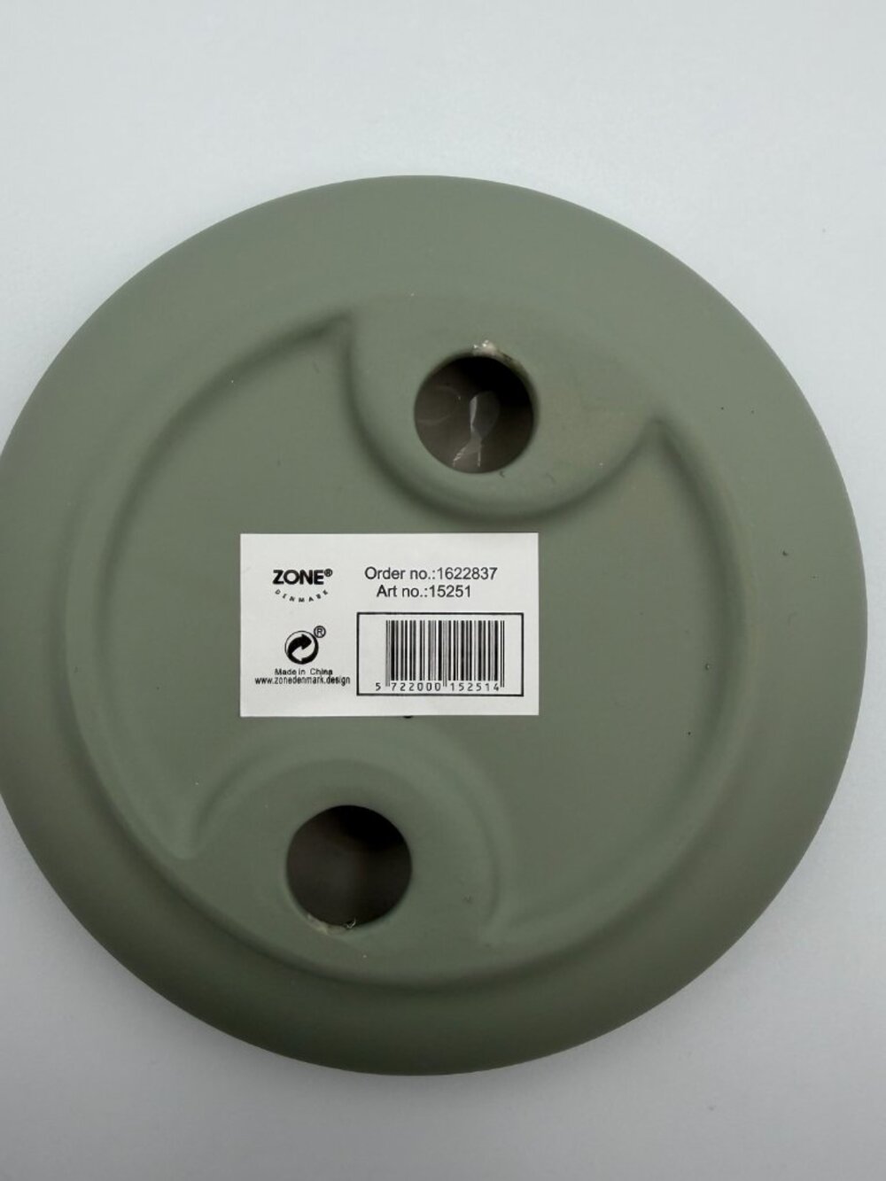 Zone Denmark Nova One Porcelain Soap Dish Matcha Green Minimalist NIB - Picture 12 of 14